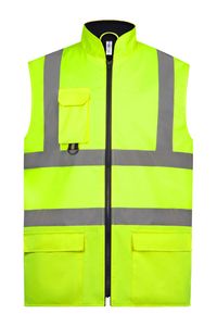 Yoko YHV005 - Hi-vis padded bodywarmer