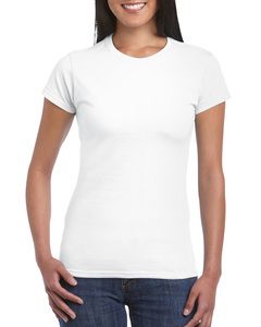 GILDAN GIL64000L - T-shirt SoftStyle SS for her White