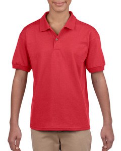 GILDAN GIL8800B - Polo Dryblend Jersey SS for kids Red