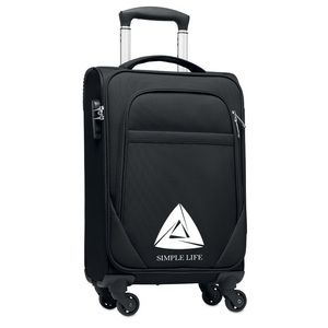 GiftRetail MO6807 - VOYAGE 600D RPET Soft trolley Black