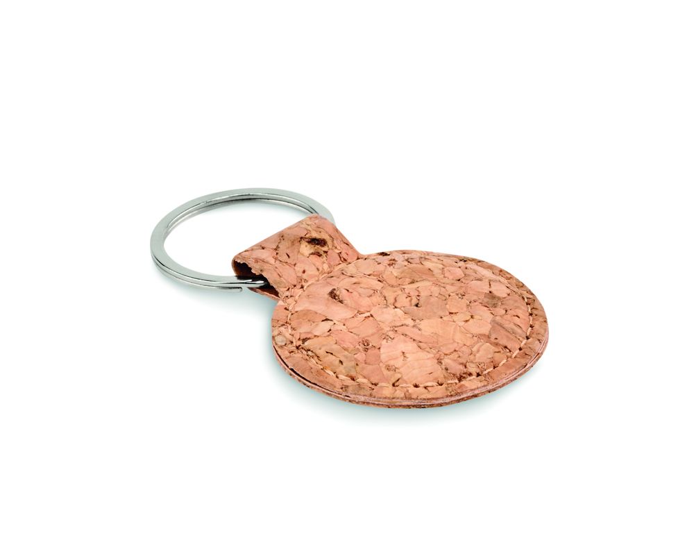 GiftRetail MO6877 - CINCIN Round cork key ring