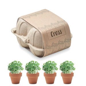 GiftRetail MO6886 - CRESS Egg carton growing kit