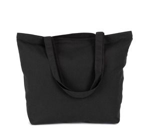 Kimood KI5221 - Large K-loop shopping bag Black Jhoot