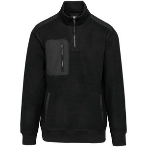 WK. Designed To Work WK905 - Unisex eco-friendly fleece with zipped neck