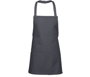NEWGEN TB204 - Short bib apron Dark Grey