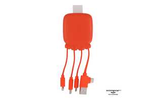 Intraco LT41410 - 3192 | Xoopar Octopus Gamma 2 Bio Charging cable with 3.000mAh Powerbank