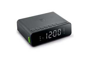 Inside Out LT55001 - M-175 | Muse FM dual alarm clock radio wireless phone charging 5W Black