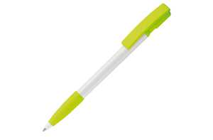 TopPoint LT80801 - Nash ball pen rubber grip hardcolour White / Light green