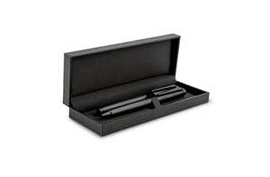 TopPoint LT82152 - Ball pen and rollerball set Dallas in gift box Black