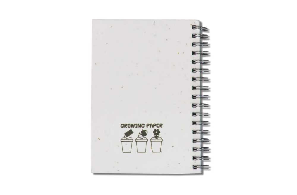 TopEarth LT92526 - Seed paper spiral notebook