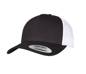 FLEXFIT F6506T - 5-PANEL RETRO TRUCKER 2-TONE CAP Black / White