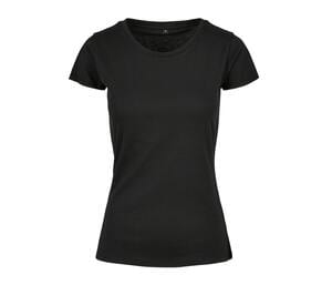 BUILD YOUR BRAND BYB012 - LADIES BASIC TEE Black