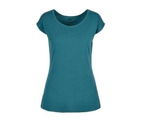 BUILD YOUR BRAND BYB013 - LADIES WIDE NECK TEE Teal