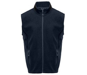 BLACK&MATCH BM500 - Contrasted polar fleece bodywarmer