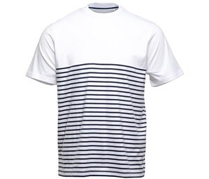 PEN DUICK PK200 - Short sleeve striped t-shirt White / Navy