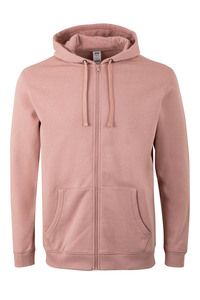 Mukua SF270U - ZIPPED HOOD SWEATSHIRT PALE ROSE