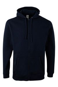 Mukua SF270U - ZIPPED HOOD SWEATSHIRT Navy