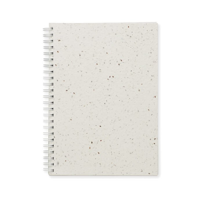 GiftRetail MO2083 - SEED RING A5 seed paper cover notebook