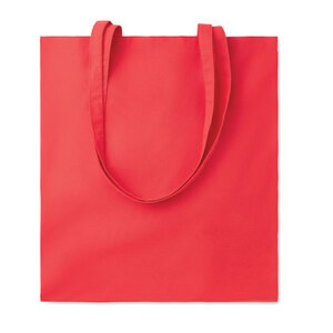GiftRetail MO6851 - TURA COLOUR Organic cotton shopping bag EU Red
