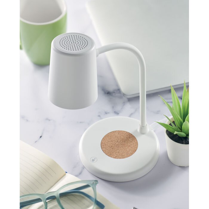 GiftRetail MO2124 - SPOT Wireless charger, lamp speaker
