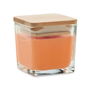 GiftRetail MO2235 - PILA Squared fragranced candle 50gr Orange