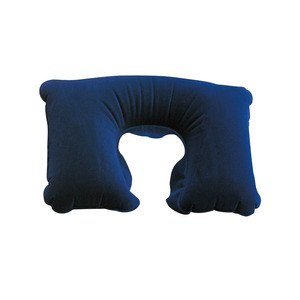 EgotierPro 38045 - Classic Inflatable Travel Pillow, Two Colors PLANE Blue