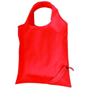 EgotierPro 38041 - 210D Polyester Bag with Integrated Handles FRAISE Red