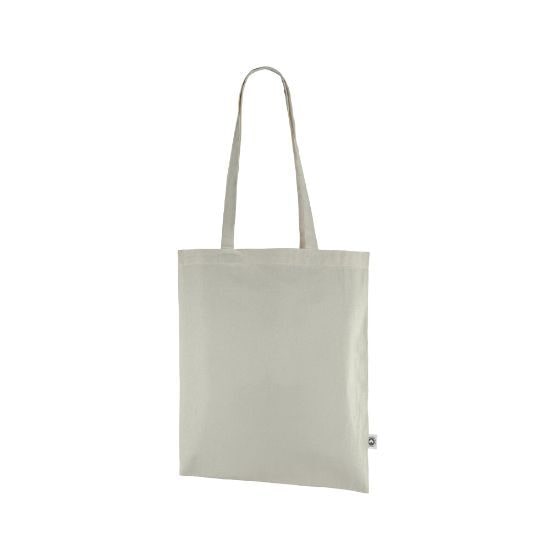 EgotierPro 38538 - Organic Cotton Bag with Long Handles ECOLOGY