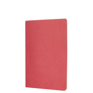 EgotierPro 39509 - 30-Sheet Cream Notebook with Cardboard Cover PARTNER Red
