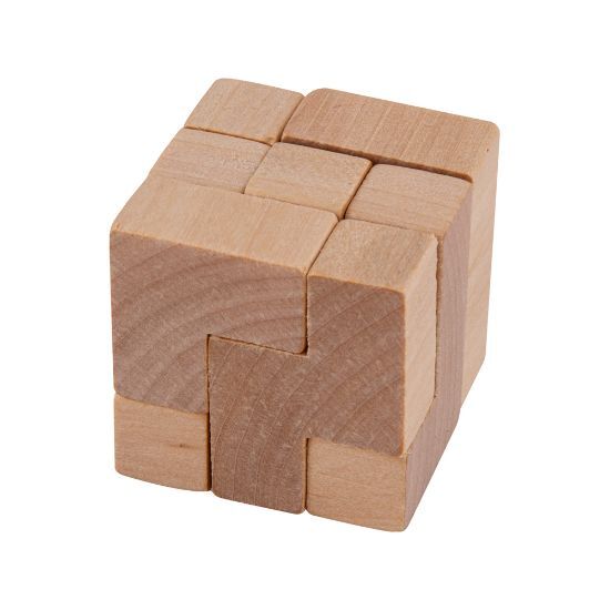 EgotierPro 50623 - Pine Wood Skill Game with 7 Nestable Pieces FADE