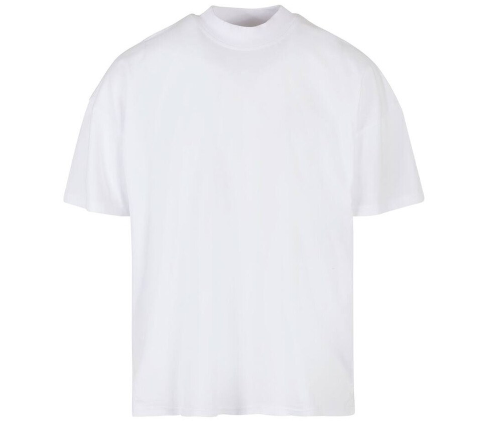 BUILD YOUR BRAND BY230 - OVERSIZED MOCK NECK TEE