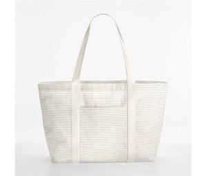 WESTFORD MILL WM255 - STRIPED ORGANIC COTTON SHOPPER