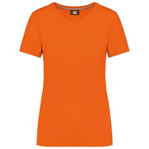 WK. Designed To Work WK307 - Ladies antibacterial short sleeved t-shirt Orange