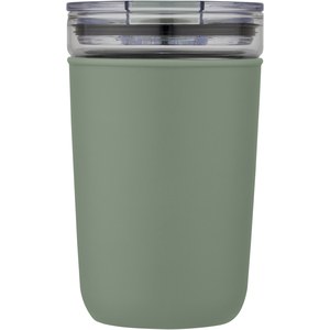 GiftRetail 100675 - Bello 420 ml glass tumbler with recycled plastic outer wall