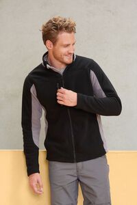 SOLS 55500 - NORDIC Mens Two Colour Zipped Fleece Jacket