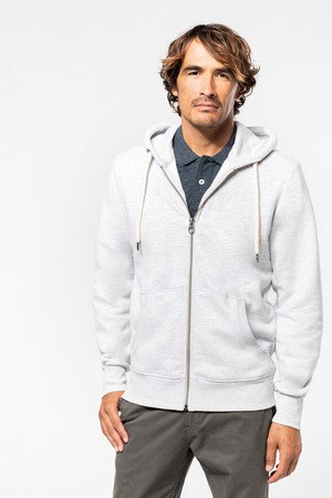 Kariban KV2306 - Mens vintage zipped hooded sweatshirt