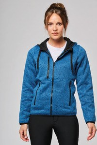 PROACT PA366 - Ladies’ heather hooded jacket