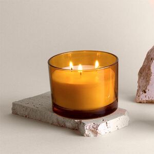 EgotierPro 53541 - Double Wick Candle, Paraffin & Vegetal Wax, 310gr BOUQUET