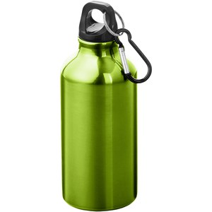GiftRetail 100002 - Oregon 400 ml aluminium water bottle with carabiner